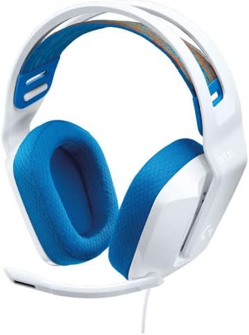 Logitech G335 Kabelgebundenes Gaming-Headset, Flip-to-Mute-Mikrofon, 3,5 mm Audioanschluss, Memory-S