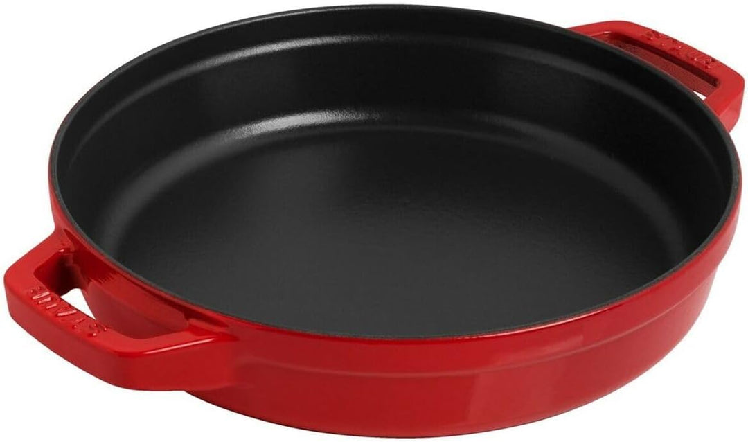 STAUB La Cocotte Kochtopfset, 2-tlg rund Gusseisen Kirsch-Rot Kochtopf Topf