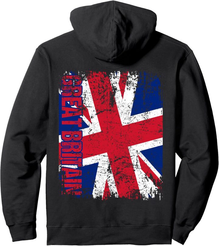 GROss BRITANNIEN Flagge Damen Herren Kinder UK Pullover Hoodie
