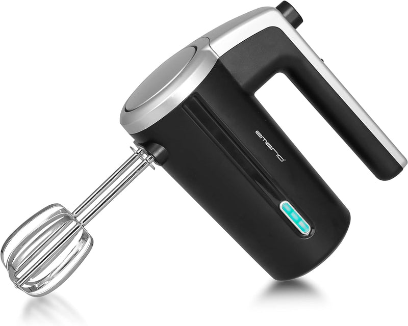 EMERIO kabelloser Akku Handmixer / -rührer - 2 Rührstäbe - 3 Geschwindigkeiten - 2000mAh/7,4V - BPA