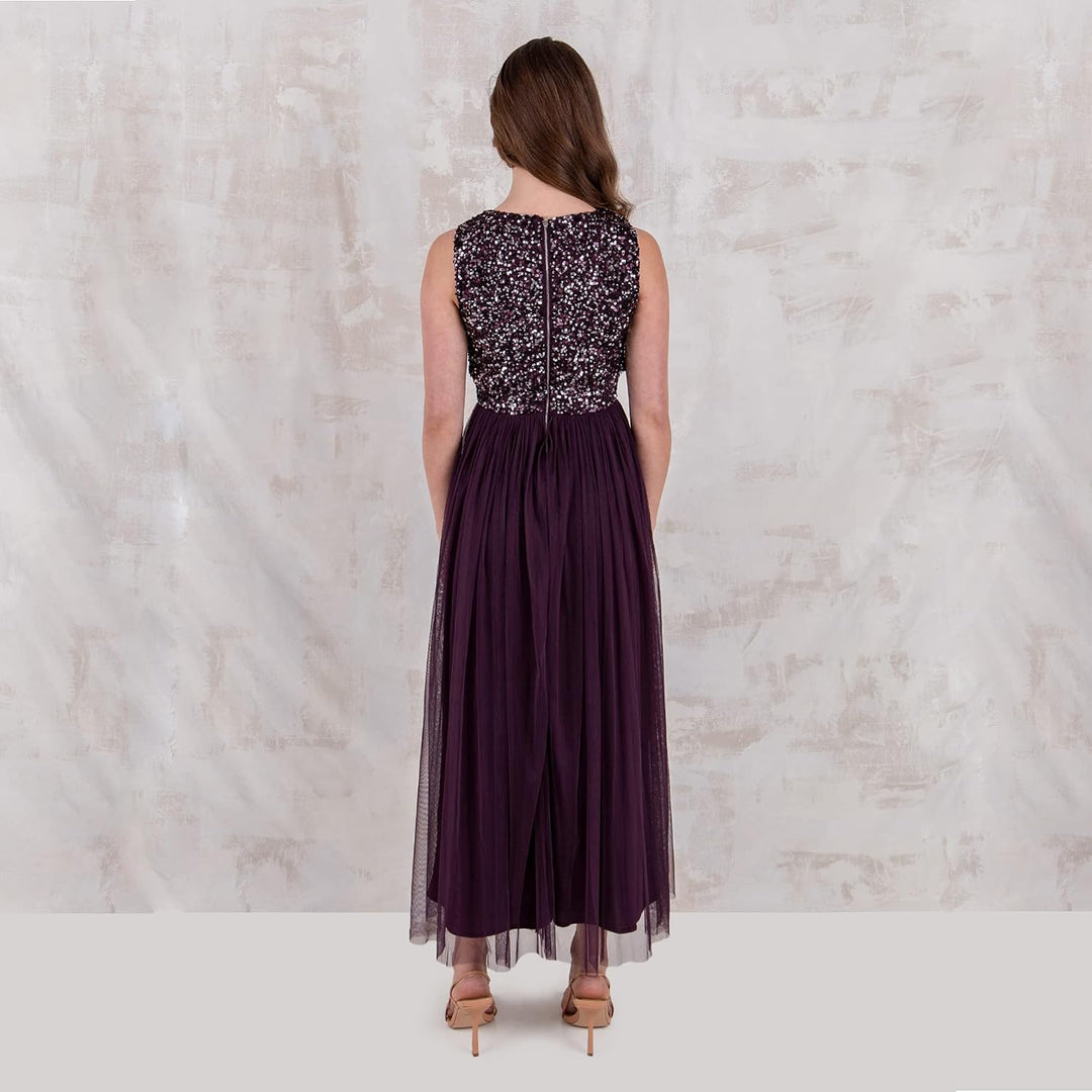 Maya Deluxe Damen Bridesmaid Dress Beere 40, Beere 40
