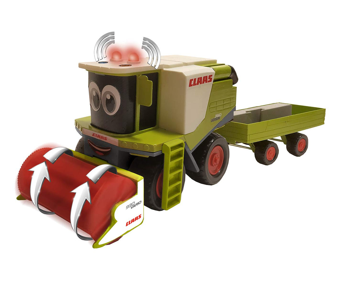 Happy People L&S 34542 CLAAS Kids Lexion 780 Mähdrescher + Schneidwerkanhänger - mit Licht und Sound