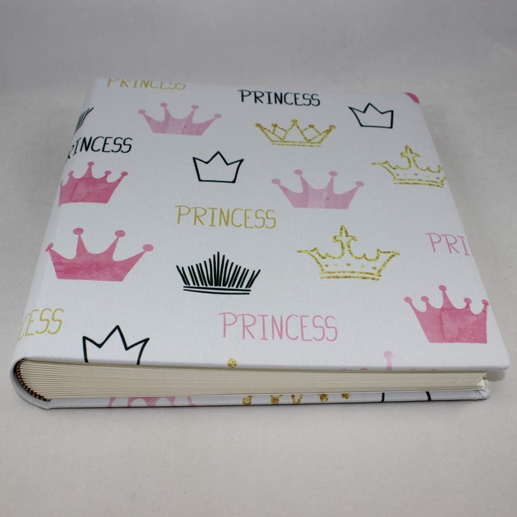 Fotoalbum Princess - Kinderalbum für Kinder geeignet - mit süssen Kronen für Prinzessinen
