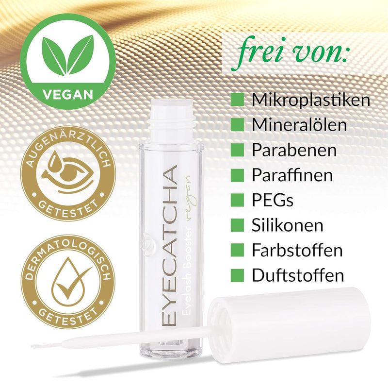 EYECATCHA VEGAN | PREMIUM Wimpernserum für lange Wimpern | MADE in GERMANY | Testsieger | Eyelash Bo