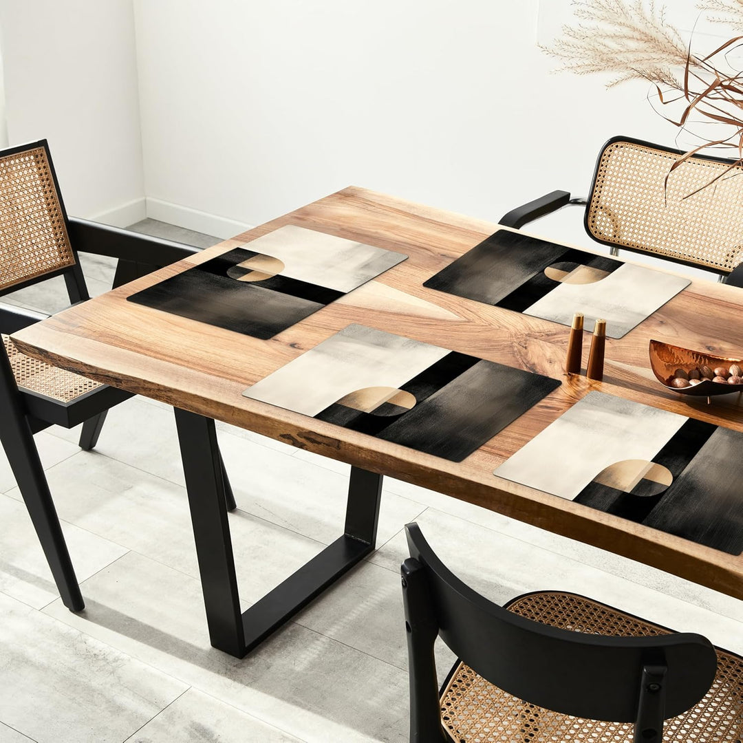 KitchenYeah© Platzsets Abwaschbar 6-Teilig 45x30 cm Tischsets Platzdeckchen Platzset Unterlage Tisch