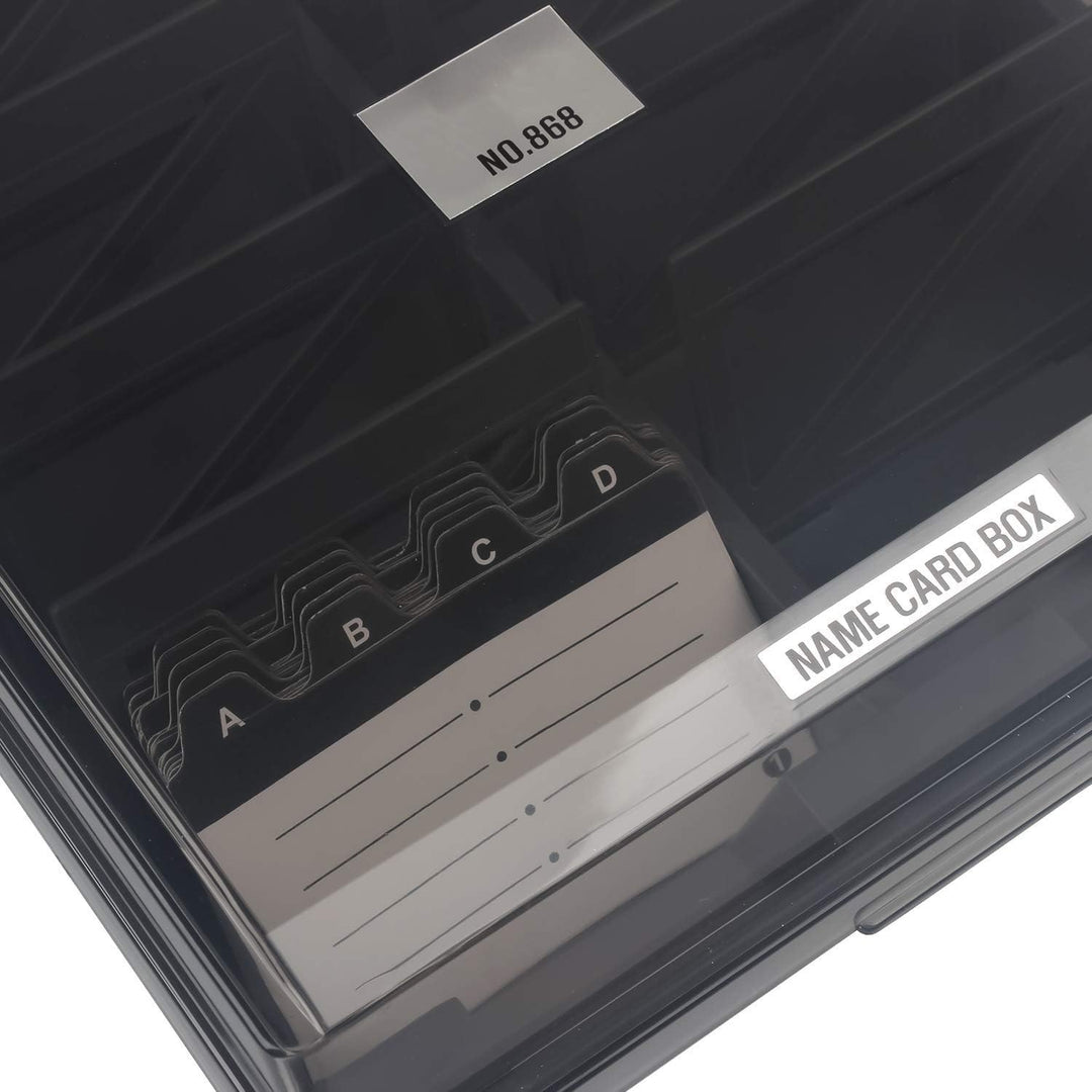 Visitenkartenhalter Visitenkartenbox Magnetkarte Klassifizierung A-Z Register (1000 Karten), 1000 Ka