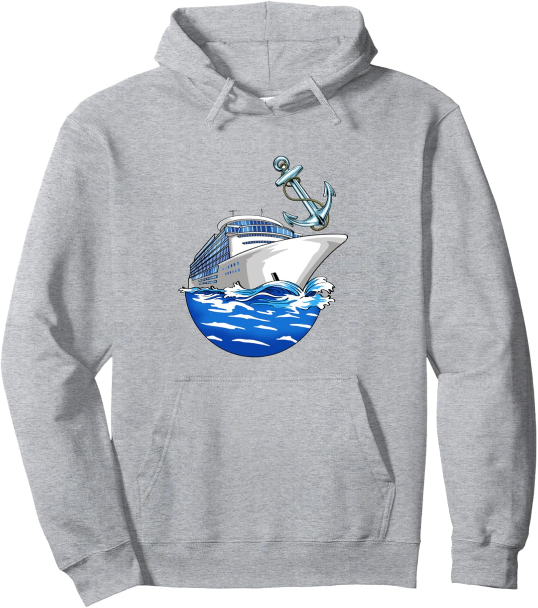 Kreuzfahrtschiff Anker lustige Frauen Meeresanker Liebe Pullover Hoodie