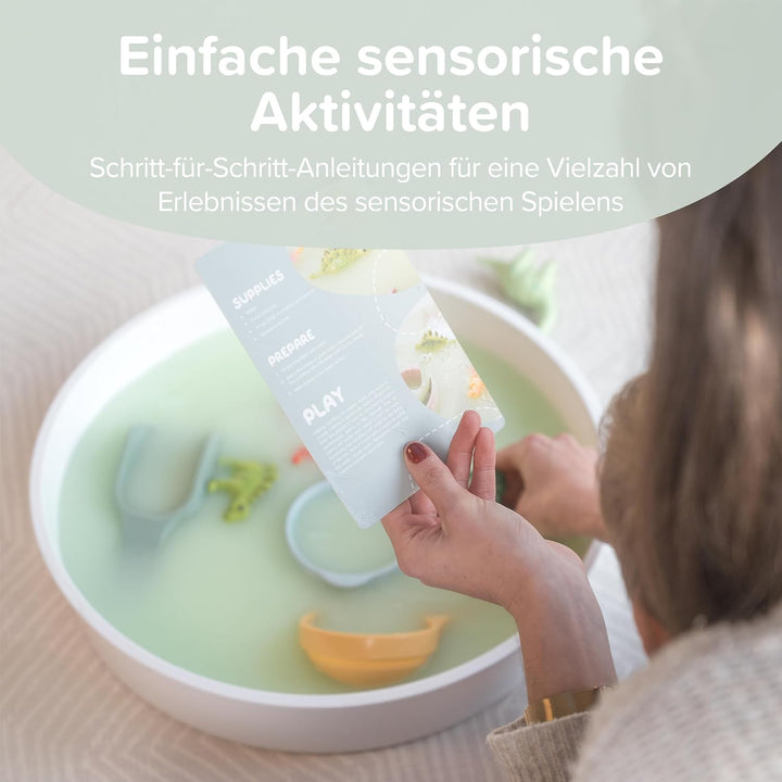 Inspire My PLAY – 30 x sensorische Spielaktivitätskarten für Babys – Inspiration für kreative Spiela