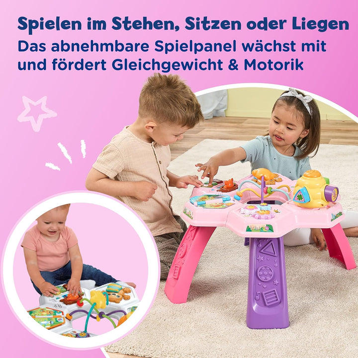 Vtech Babys Entdeckertisch Pink I Interaktiver Spieltisch mit Licht Musik, Formen, Zahlen I Lerntisc