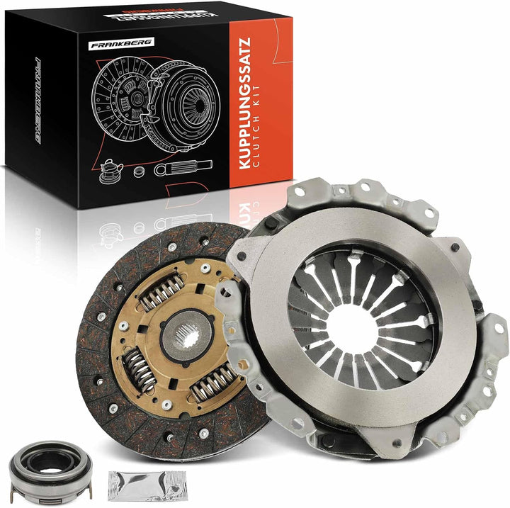 Frankberg Kupplungssatz mit Ausrücklager Kompatibel mit Matiz M200 M250 1.0L 2005-2011 Spark M300 1.
