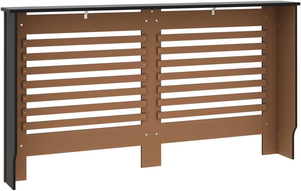 Wohnzimmer Heizkörperabdeckung 152x19x81.5 cm MDF Heizkörper Verkleidung Abdeckung Dekorative Latten