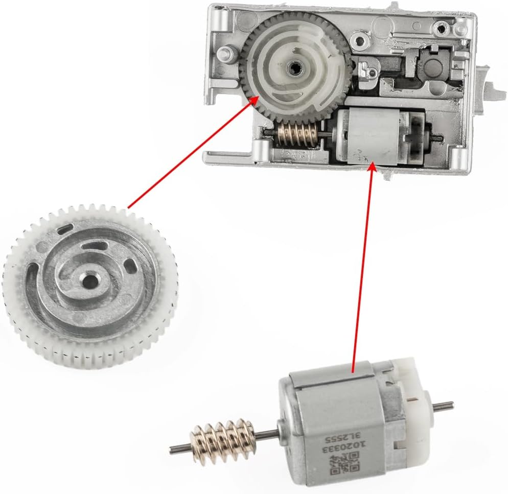 LST Lenkradschloss Reparatursatz Zahnrad Stellmotor Kompatibel mit Mercedes W204 W207 W212 R172
