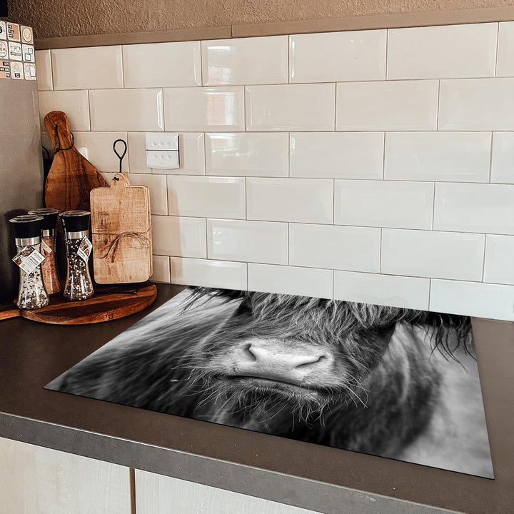 KitchenYeah© Herdabdeckplatte Einteilig Küche Herdabdeckung Induktionsfeld Ceranfeld Herdabdeckplatt