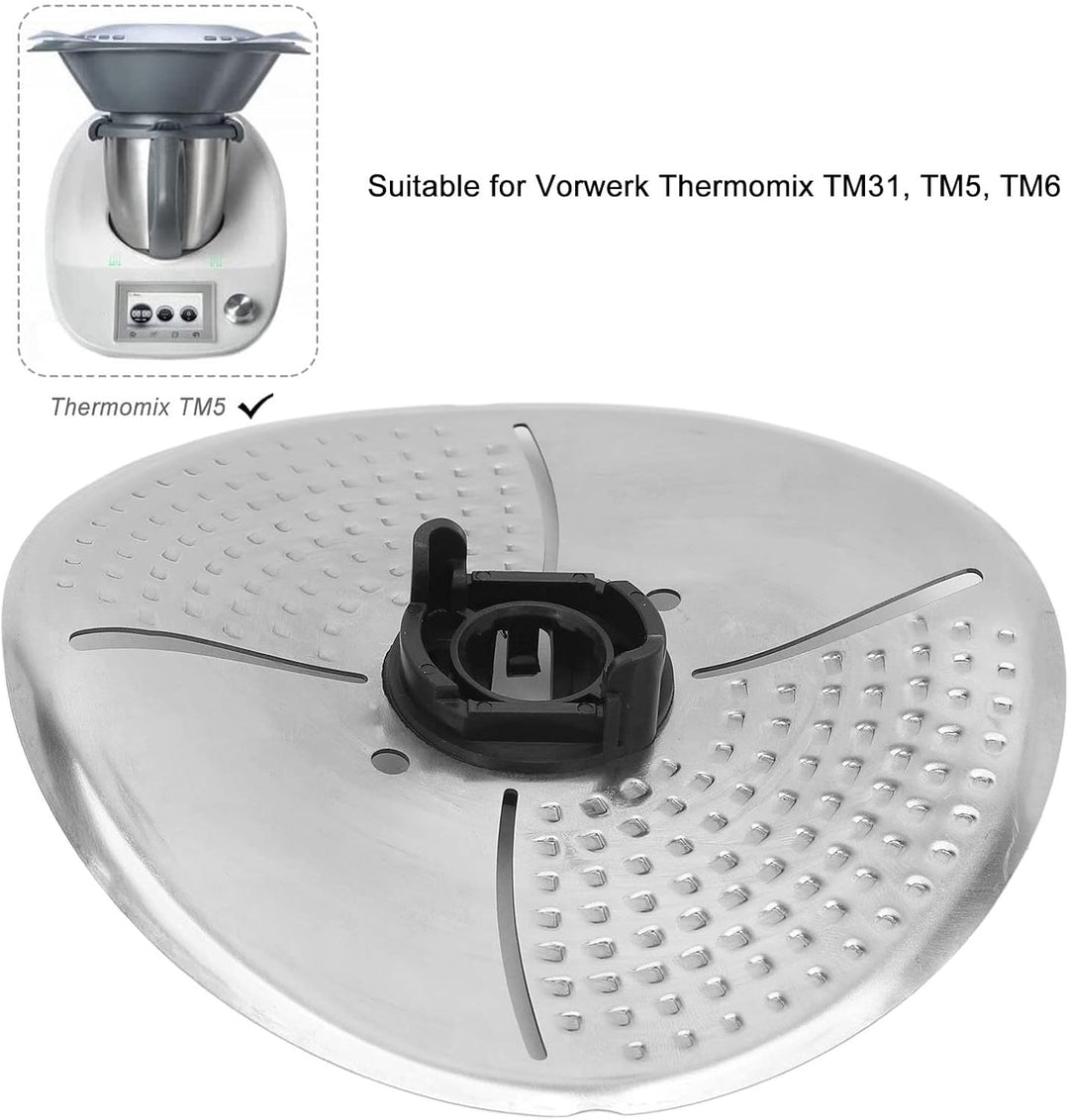 Thermomix Tm6,Messerabdeckung,Kochmaschinen Klingenabdeckung Edelstahl Schneiderkopf Schutzabdeckung
