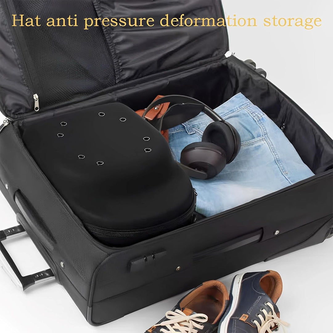 XSQD Baseball Cap Aufbewahrungs Box, Kann 6 Baseballkappen, Atmungsaktive und Verschleissfeste Hutbo