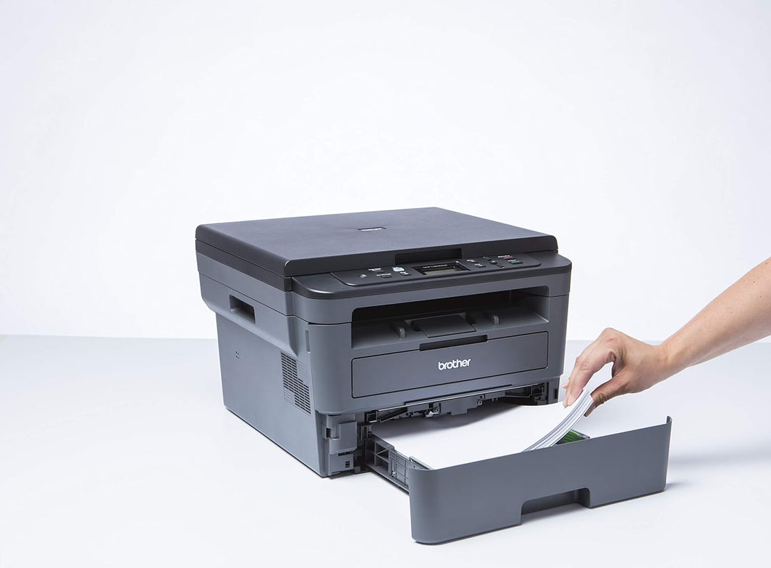 Brother DCP-L2530DW Kompaktes 3-in-1 S/W-Multifunktionsgerät (30 Seiten/Min.,64MB,Drucken,Scannen,Ko