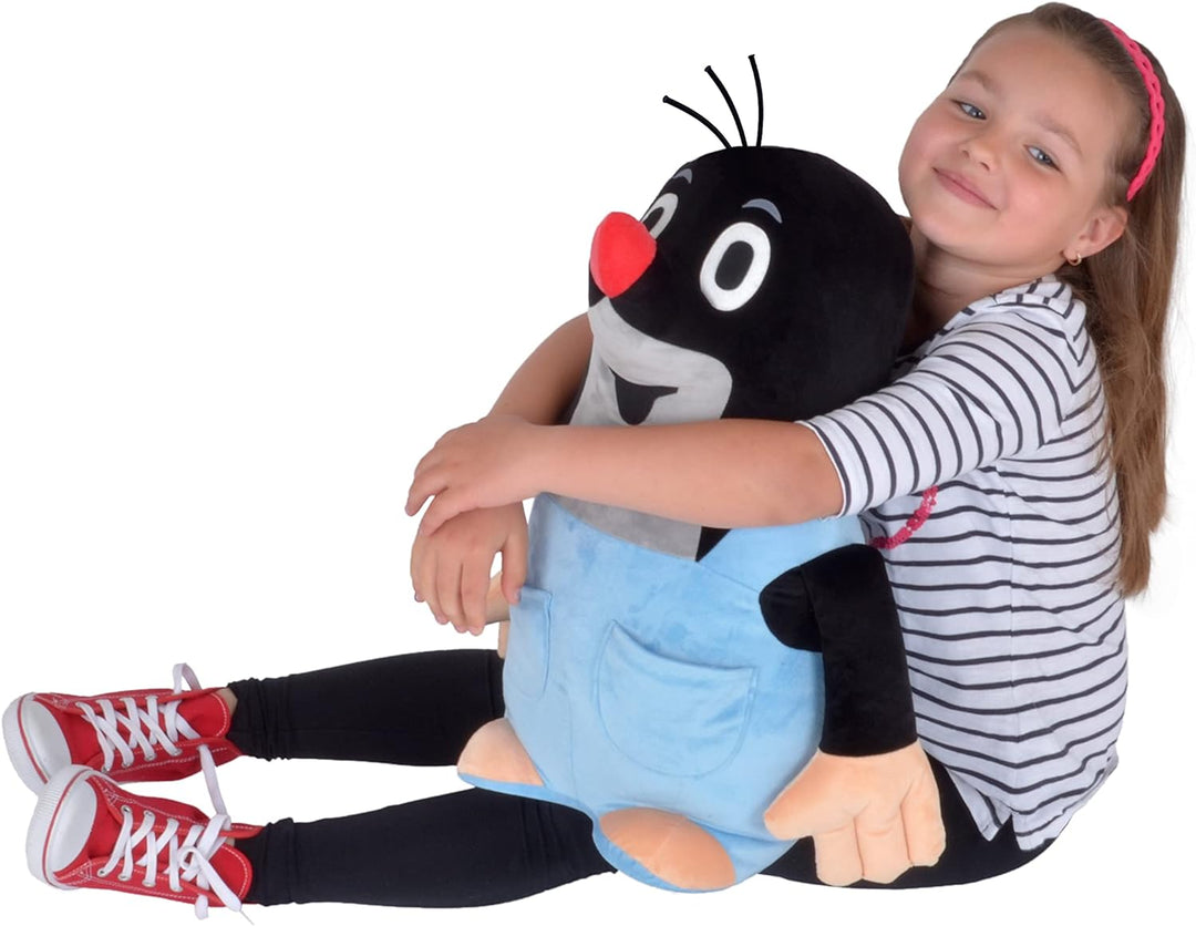 Plüschtier Kuscheltier 50 cm Original Der Kleine Maulwurf mit Blau Hose, Stehend Stofftier Schmuseti