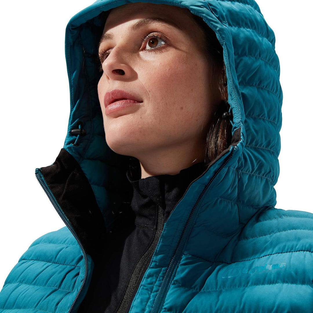 Berghaus Damen Nula 2-in-1-Isolierjacke mit Kapuze für die Schwangerschaft, warm Jacke 38 Deep Ocean