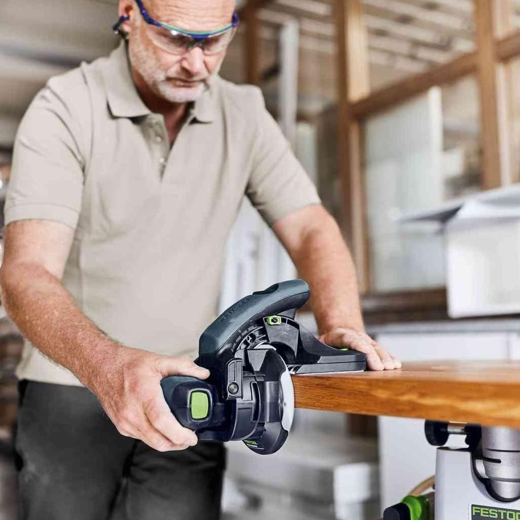 Festool Akku-Kantenschleifer ES-ETSC 125 3,0 I-Plus (mit Ansetzhilfe, Akkupacks Schnellladegerät, Sc