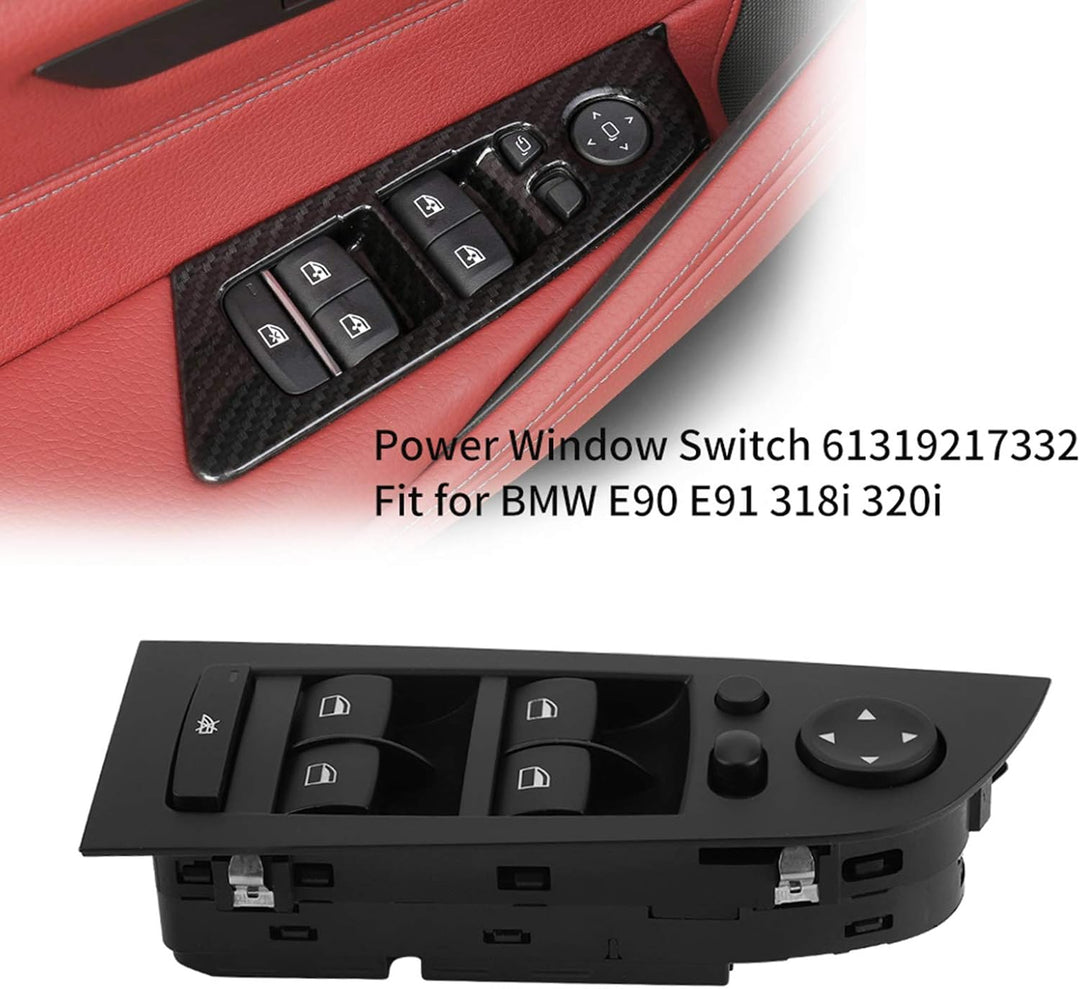 E90 Fensterheber-Hauptfenstermotorschalter 2008 X5 Fronthauptschalter E90 Für E90 E91 318I 320I 6131