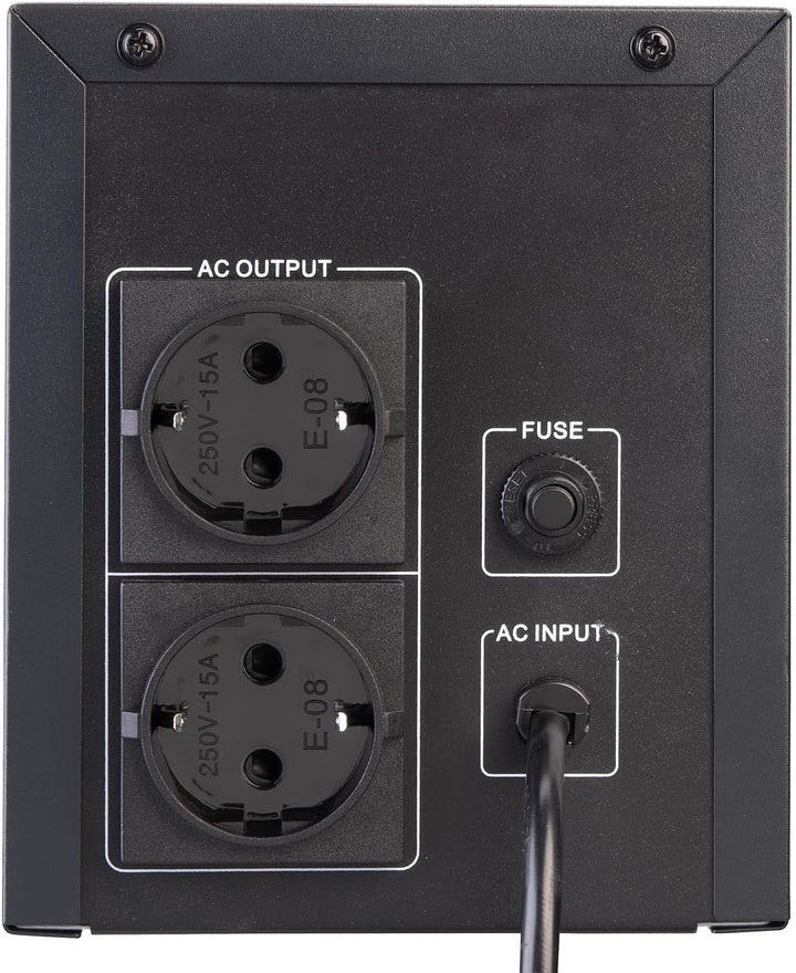 revolt USV: Unterbrechungsfreie Stromversorgung 1.500 VA, 900 W, 2X 230-V-Ausgang (USV-Akku, für PC,