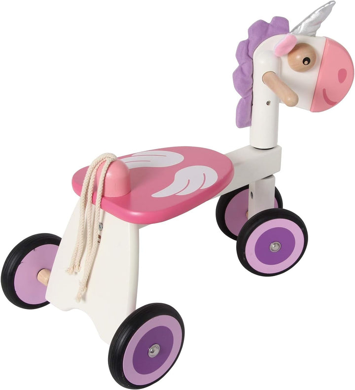 Bartl 111555 Rutscher Einhorn aus Holz, Spitzen Qualität
