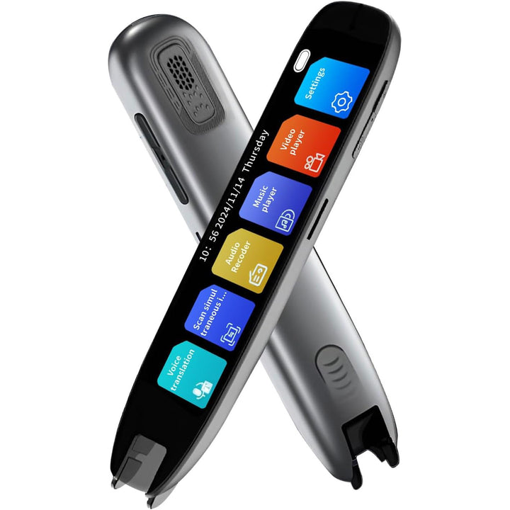 WingFly Scan Übersetzer Stift, Online 142 Sprachen Scan Reader Pen Lesestift mit 3,7 Zoll Touchscree