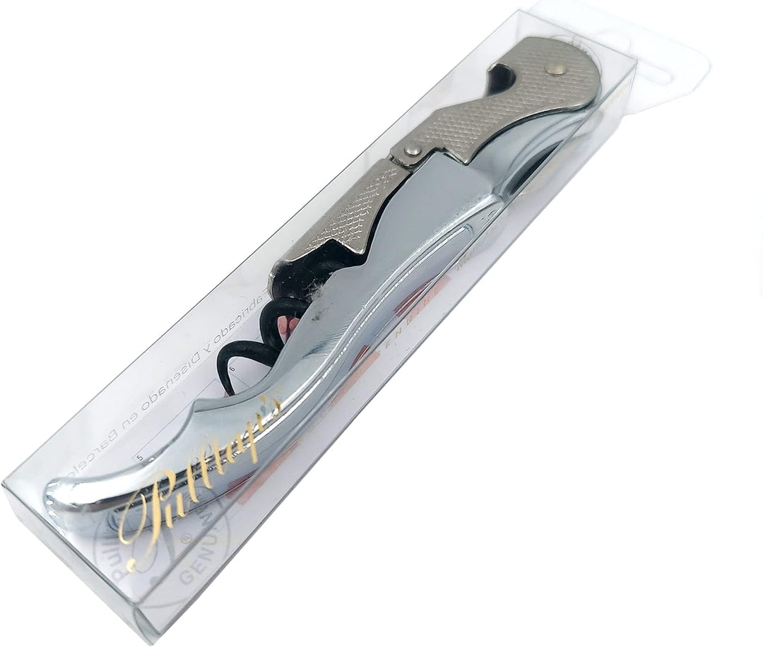 Pulltap's Original Classic 100 Korkenzieher Weinschlüssel Flaschenöffner (Cromado – Chrom)