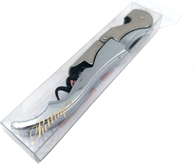 Pulltap's Original Classic 100 Korkenzieher Weinschlüssel Flaschenöffner (Cromado – Chrom)