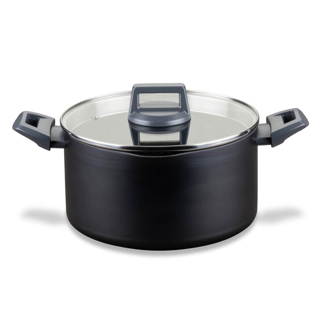Fackelmann Kochtopf Statement 24cm – Topf mit keramische Beschichtung – Recyceltes Aluminium mit Ant