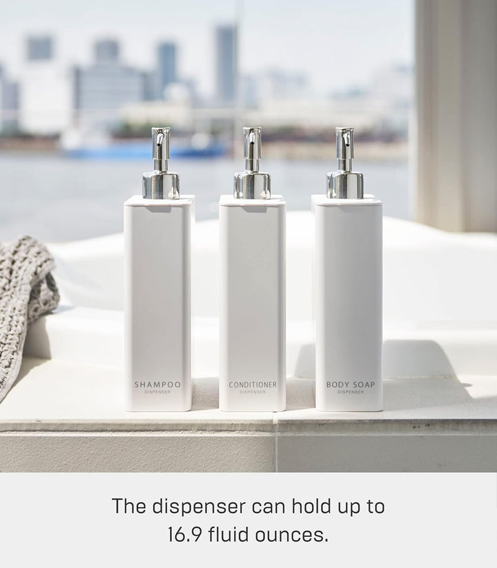 Yamazaki Tower Conditioner-Spender, rechteckig, Weiss One Size Weiss, One Size Weiss