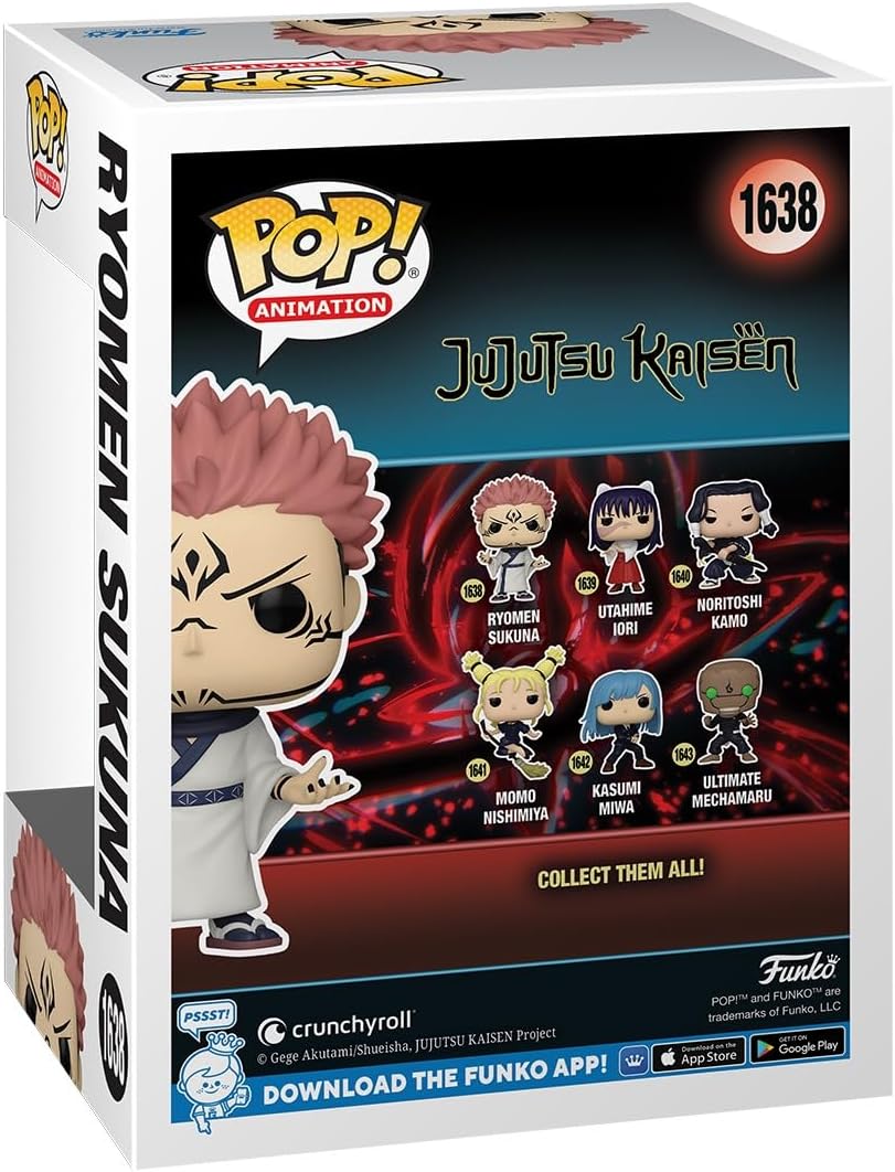 Funko Pop! Animation: JJK - Sukuna - Jujutsu Kaisen - Vinyl-Sammelfigur - Geschenkidee - Offizielle