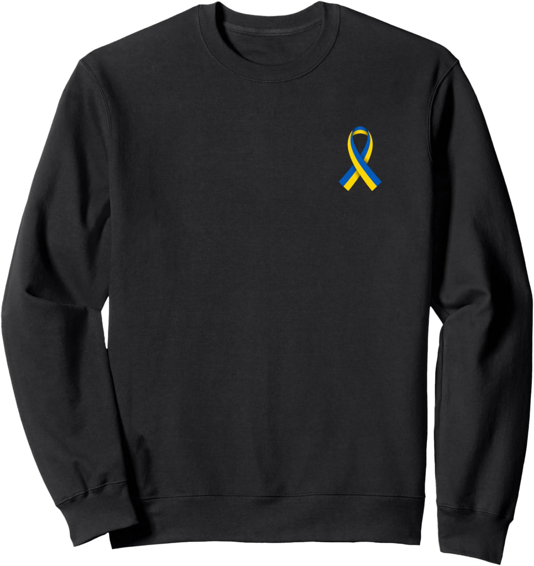 Solidarität und Frieden für Ukraine Farbe bekennen Flagge Sweatshirt