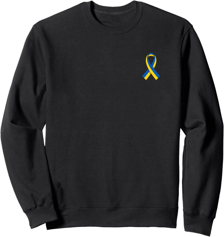 Solidarität und Frieden für Ukraine Farbe bekennen Flagge Sweatshirt