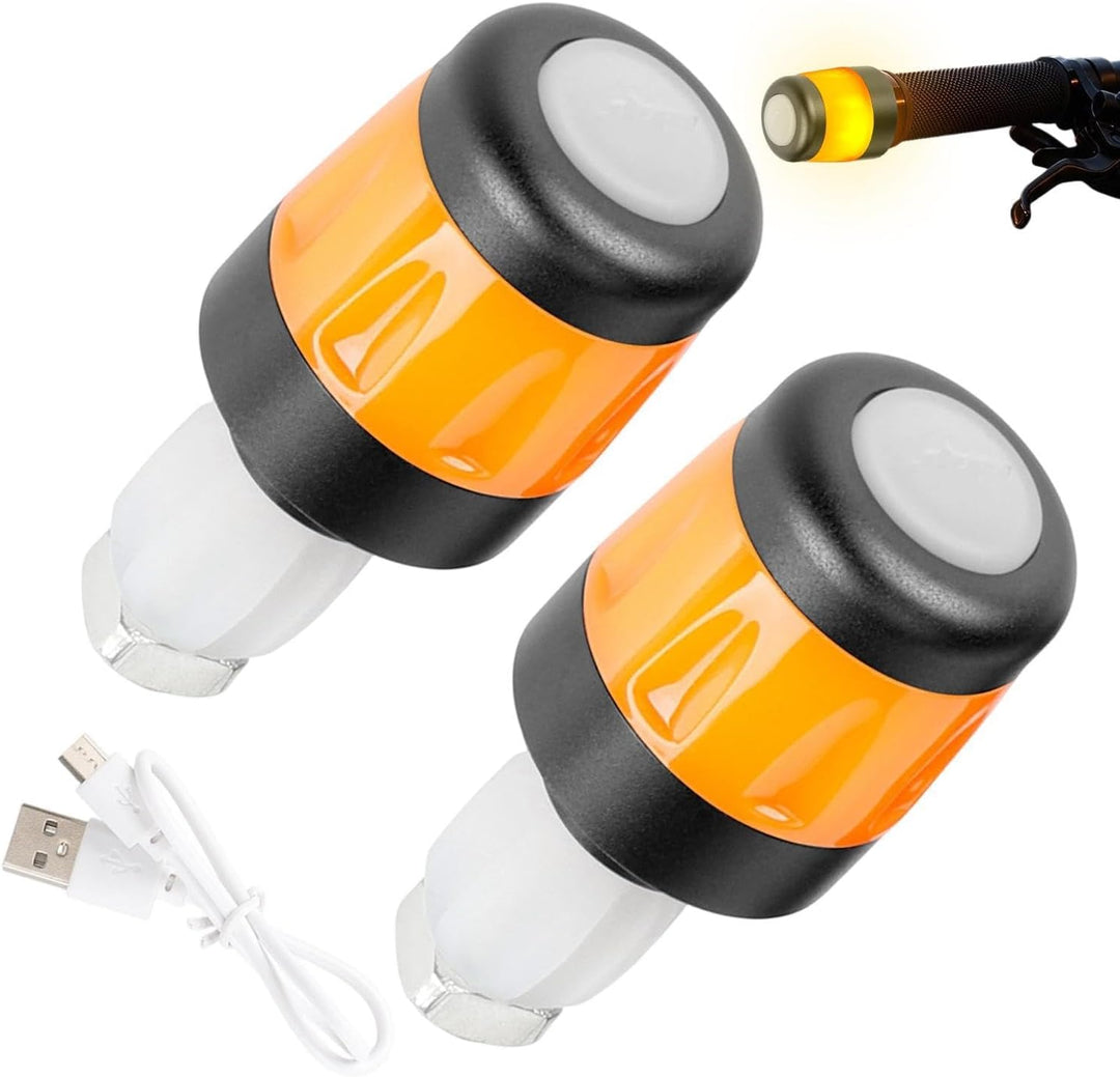 Lenker-Blinker, Multi-Modus-Griff, professionelles Scooter-Licht, 99 g, für Fahrräder, Nachtfahrten,