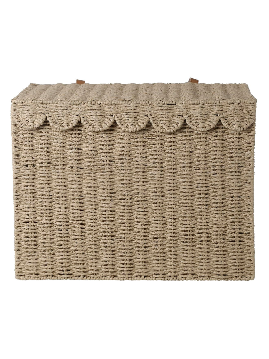 VERTBAUDET XL-Aufbewahrungskoffer FESTON aus Papierkordel Kinderzimmer beige Beige Einheitsgrösse, B