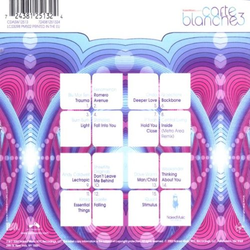 Carte Blanche Vol.3, Audio-CD