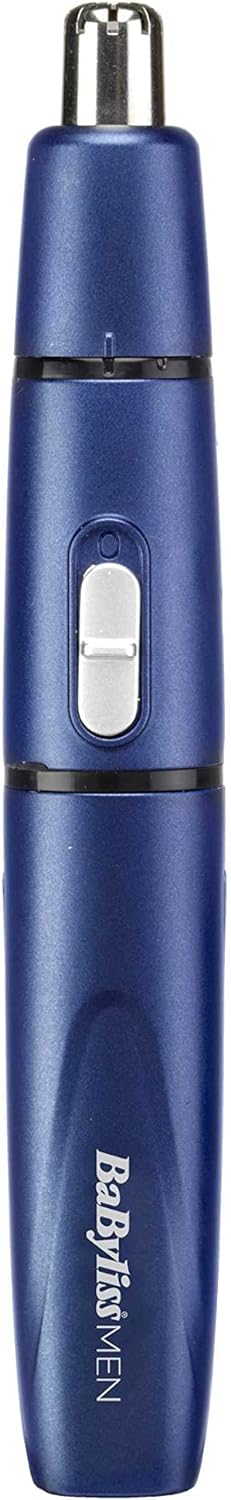 BaByliss 5-in-1 Mini Trimmer, Blue Edition, Nasen- & Ohrenhaartrimmer, Augenbrauentrimmer, Grooming-