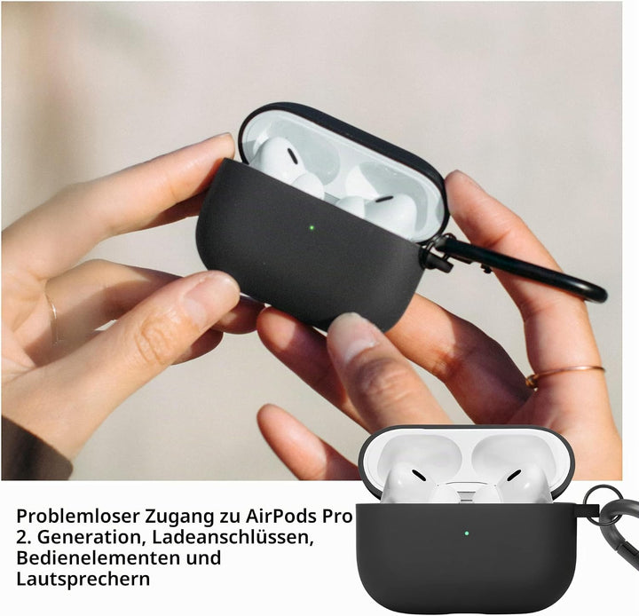 Native Union Roam Case für AirPods Pro 2 – Seidig-Matte Flüssigsilikonhülle – Kompatibel mit AirPods