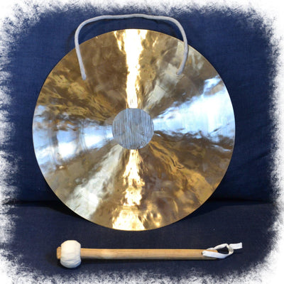 Gong | Traditioneller & authentischer Feng Gong/Wind Gong 12 '' : 30cm - Handgefertigtes Musikinstru