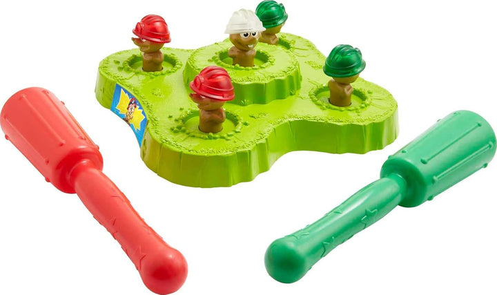 Mattel Games GVD47 - Hau den Maulwurf! Kinderspiel mit Hämmern, Lichtern und Geräuschen, für Kinder