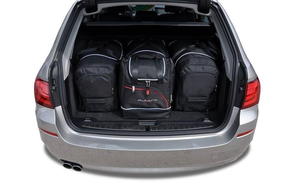 KJUST Dedizierte Reisetaschen 4 stk kompatibel mit BMW 5 TOURING F11 2010-2017