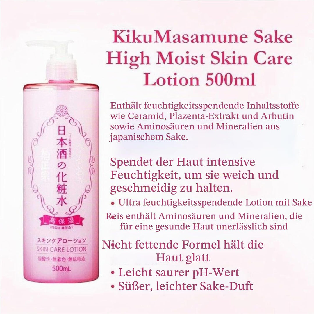 Kikumasamune Sake Skin Lotion High Moisture - 500ml by Kikumasamune