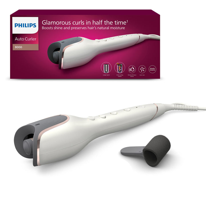 Philips StyleCare Prestige Automatischer Lockenstab mit Temperaturkontrolle und Ionisierungsfunktion