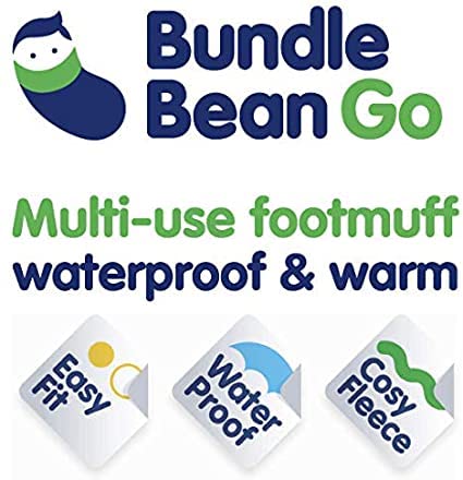 BundleBean GO | universeller, wasserdichter Fusssack |kann auch flach als Spielmatte ausgelegt Werde