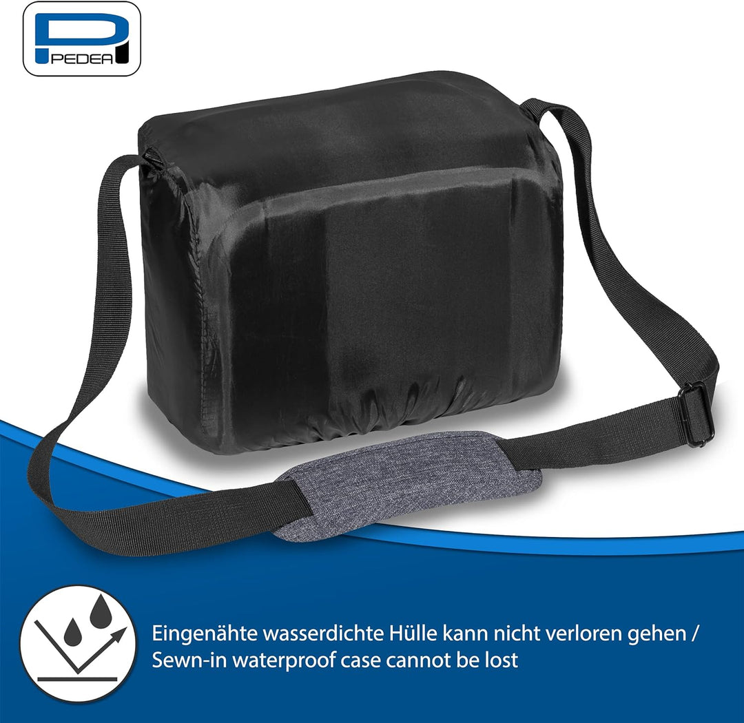 Pedea Kameratasche *Fashion* Grau 26 x 19 x 16cm (BxHxT) - Fototasche für Spiegelreflexkameras – Kam