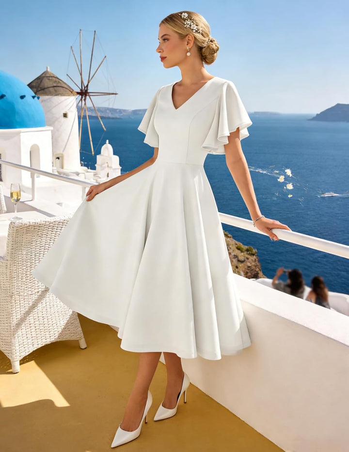 bridesmay Damen Kleider Vintage Kleider 50er Jahre Rockabilly A Line Cocktailkleid Abendkleider Eleg