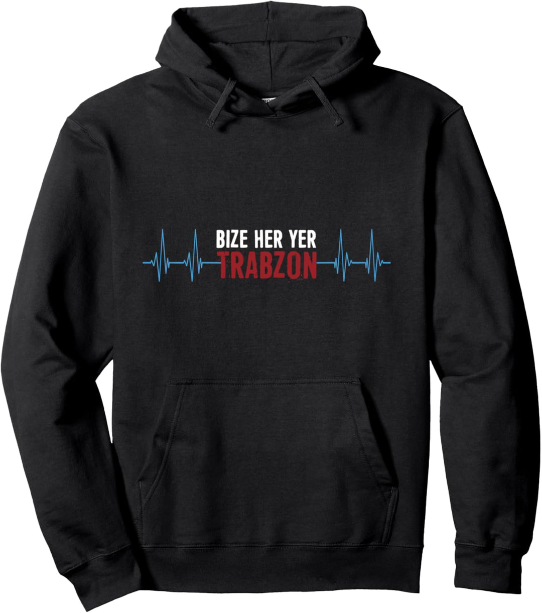 Bize her yer Trabzon Türkei Stadt Heimat Geschenk Geburtstag Pullover Hoodie