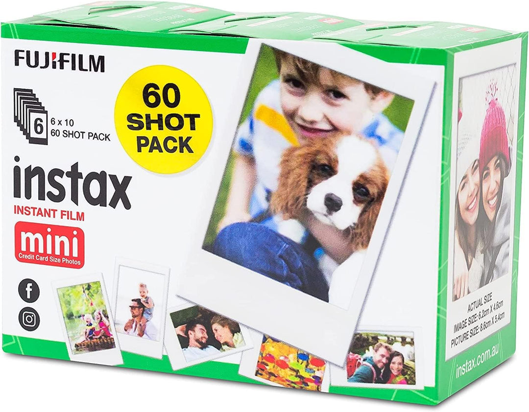 FUJIFILM Instax Mini Instant Film Vorteilspack – 60 Fotos