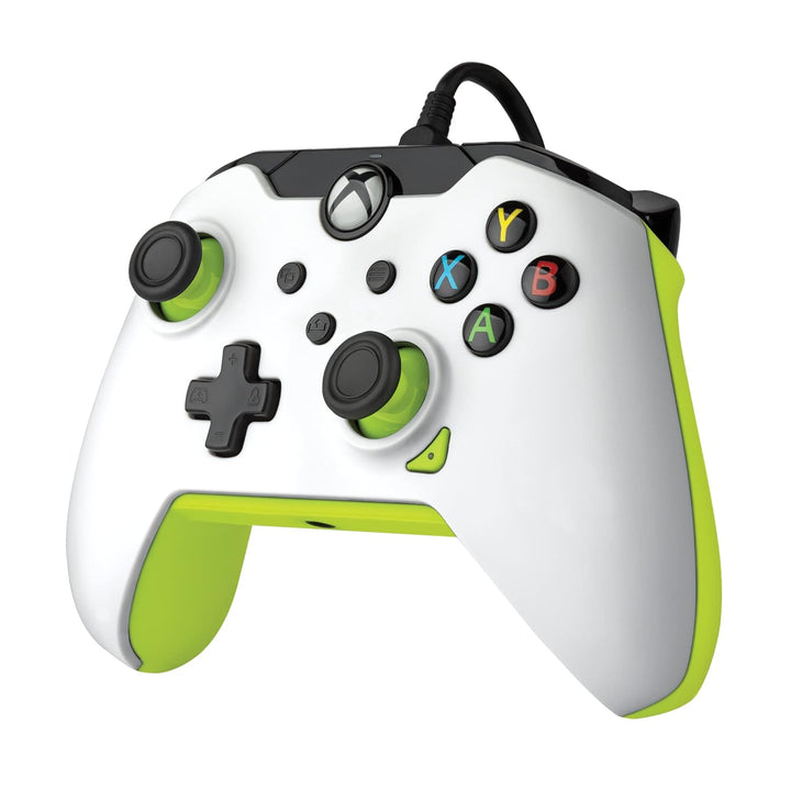 PDP verkabelt Controller Electric weiss für Xbox Series X|S, Gamepad, verkabelt Video Game Controlle